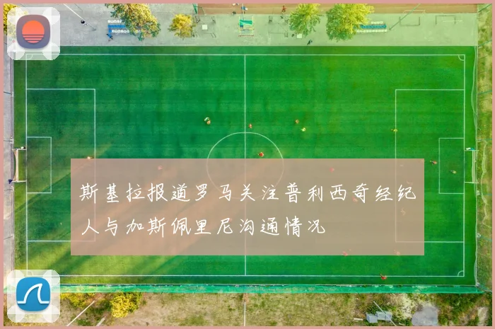 斯基拉报道罗马关注普利西奇经纪人与加斯佩里尼沟通情况